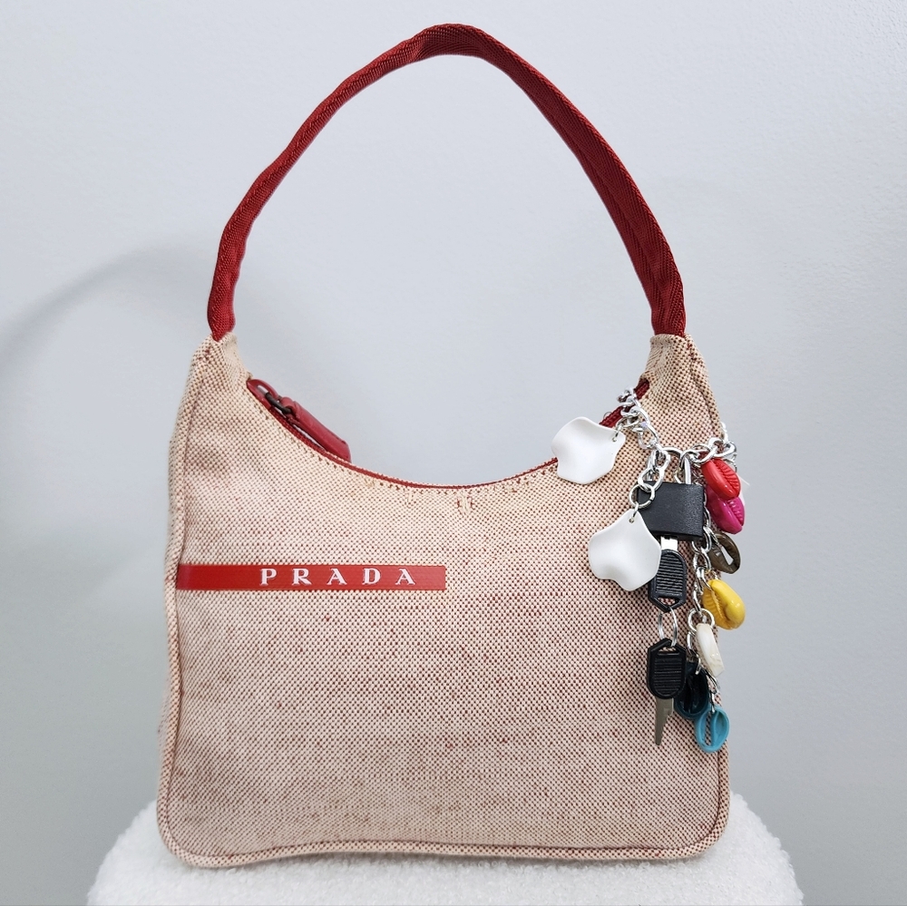 Prada Y2k Sports Canapa Hobo Bag